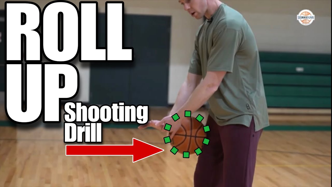 How to Shoot a Basketball:  Roll Up Drill (Connection)